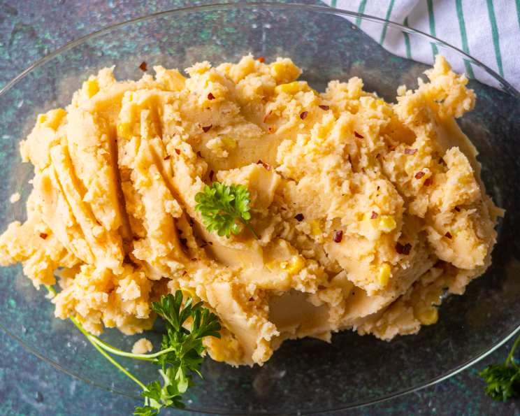 Chile Corn Mashed Potatoes